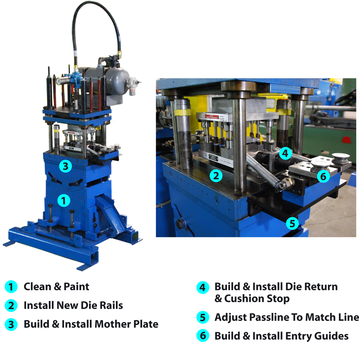 reconditioned roll former pre-punch
