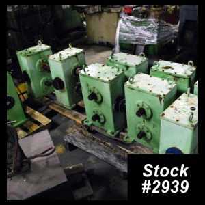 Used Yoder Gearboxes 2939