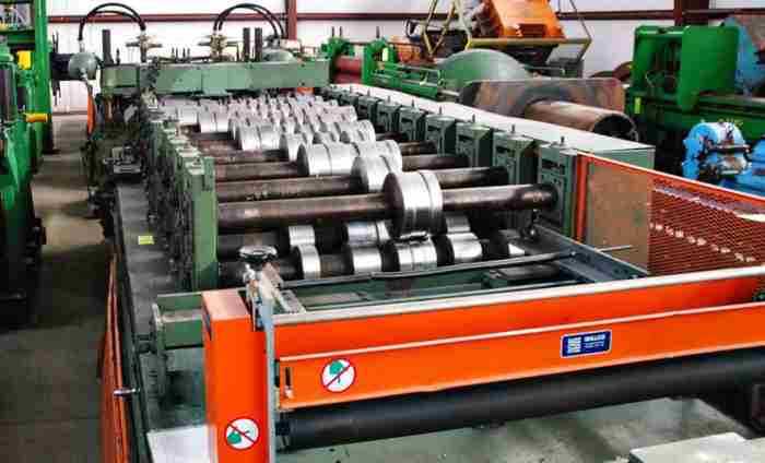 10 Stand x 3 x 54 BRADBURY M3 Ribbed Panel Rollform Line