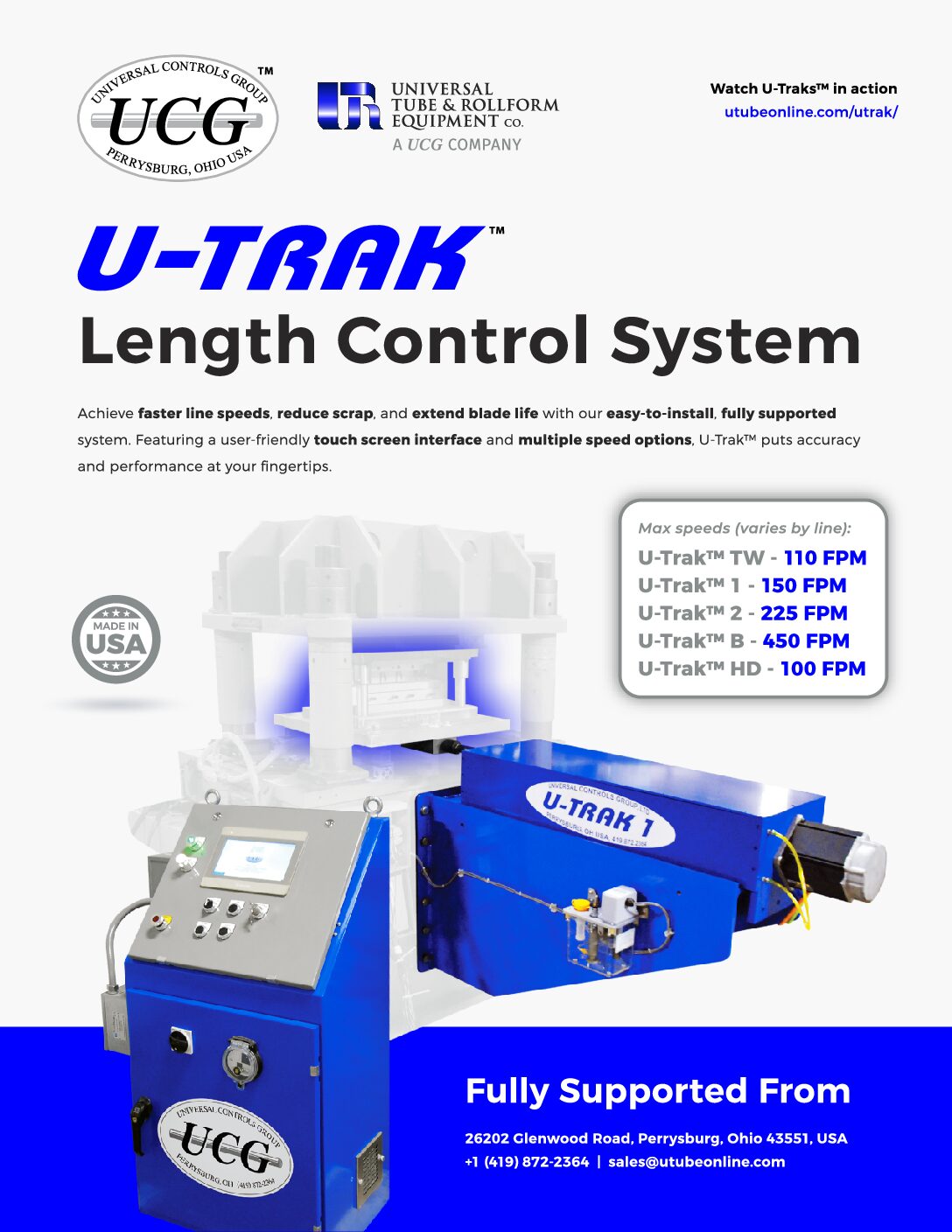 New UCG U-Trak™ Length Control System - Image 4