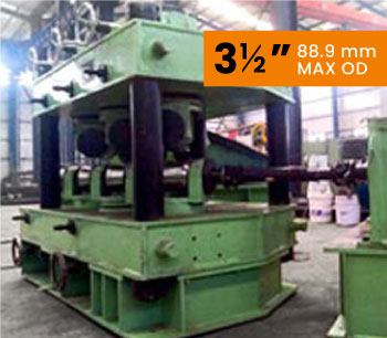 three and a half inch tube straightener machine