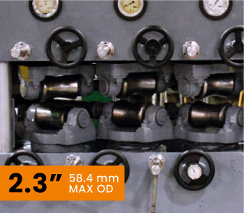 three inch tube straightener machine