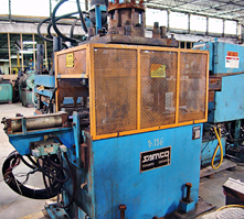 25 Ton x 1/2″ SAMCO #HP 25, 4-Post Pneumatic Cut-Off Press