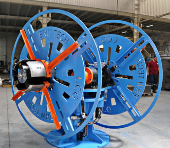 NEW 11,000 Lb. x 12″ ERWTech/UCG Double Uncoiler