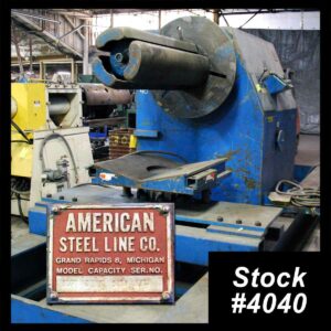 American Steel Line 1000 Uncoiler