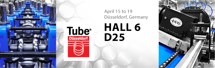 Meet us at Tube Düsseldorf, Hall 6, Booth D25