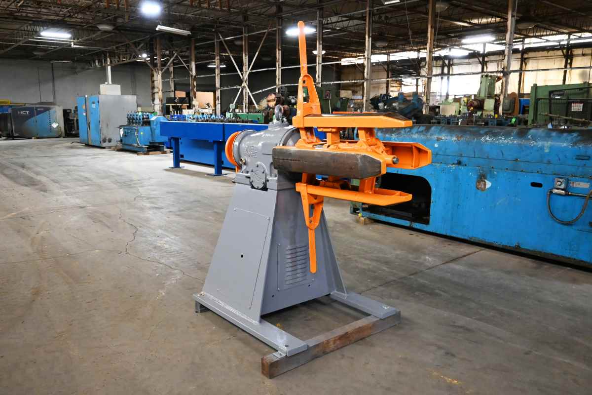 Littell Uncoiler Front and Left Side